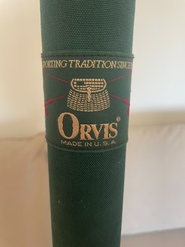 Orvis silver label fliegenrute - label,